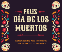 Day of the Dead Frame Facebook Post