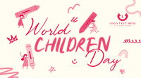 Children Day Doodle Animation