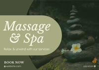 Zen Massage Services Postcard