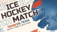 Ice Hockey Versus Match Animation