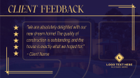 Client Testimonial Construction Animation