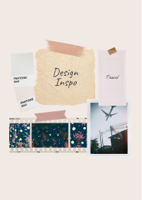 Travel Moodboard  Flyer Design