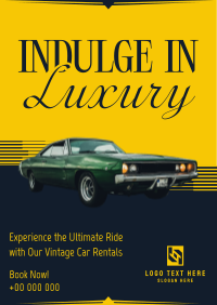 Luxury Vintage Car Flyer