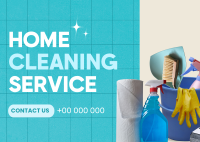 Home Cleaning Service Postcard