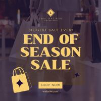 End of Season Shopping Instagram Post