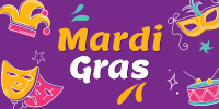 Mardi Gras Twitter Post