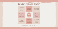 Beauty Bingo Challenge Twitter Post Design