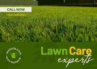 Lawn Care Experts Postcard