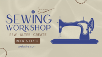 Sewing Workshop Facebook Event Cover