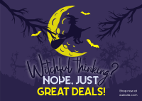 Witchful Great Deals Postcard