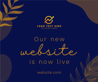 New Website Announcement Facebook Post