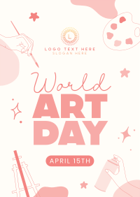 World Art Day Flyer