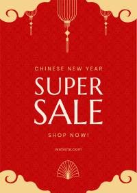 Lunar New Year Sale Poster