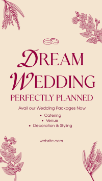 Dream Wedding Planner Instagram Story