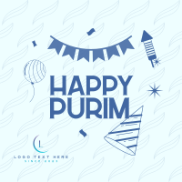 Purim Jewish Festival Linkedin Post