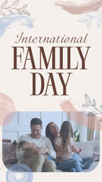 Floral Family Day Facebook Story