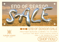 Y2K End of Season Sale Postcard Image Preview