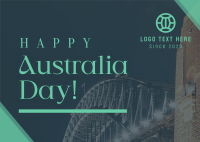 Australian Day Together Postcard