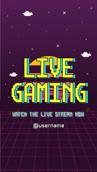 Retro Live Gaming Instagram Reel