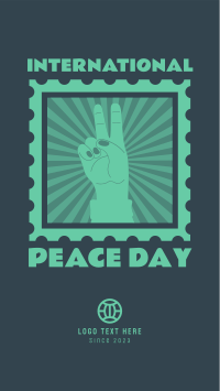 Peace Day Stamp Facebook Story