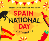 Celebrating Spanish Heritage and Unity Facebook Post