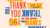 Playful Thank You Animation