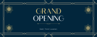 Art Deco Grand Opening Facebook Cover