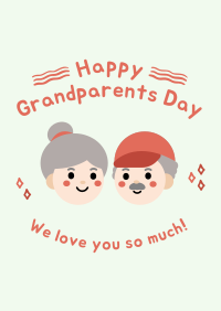 Happy Grandparents Day Poster