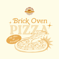 Retro Brick Oven Pizza T-shirt Image Preview