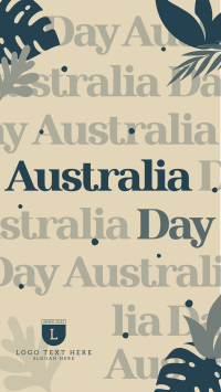 Australia Day Pattern Facebook Story