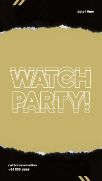 Watch Party Facebook Story