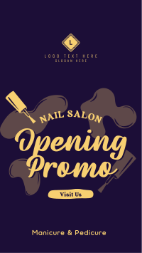 Nail Salon Promotion Instagram Story