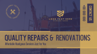 Quality Repairs and Renovations Video