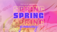 Exclusive Spring Giveaway Facebook Event Cover