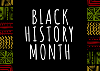 Celebrating Black History Postcard