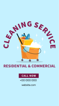 House Cleaning Professionals Facebook Story