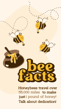 Honey Bee Facts TikTok Video Image Preview