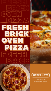 Yummy Brick Oven Pizza TikTok Video