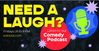 Podcast for Laughs Facebook Ad Design