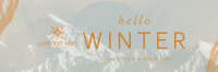 Winter Greeting Twitter Header Image Preview