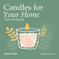 Home Candle Instagram Post Design