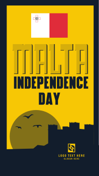 Mid-Century Malta Independence Day Facebook Story