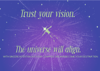 Manifest Your Dream Quote Postcard