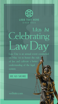 Lady Justice Law Day Instagram Reel Image Preview