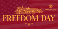 Freedom Day Celebration Twitter Post