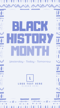 Modern Black History Month Facebook Story