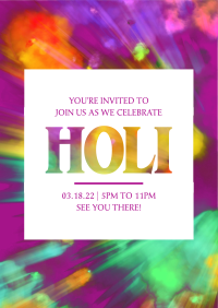 Holi Rays Flyer