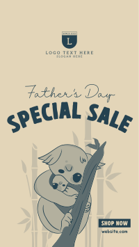 Father's Day Koala Sale Instagram Reel Image Preview