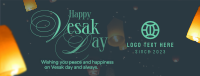 Lantern Vesak Day Facebook Cover