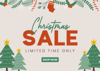 Christmas Sale Postcard